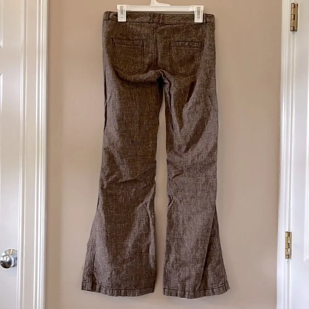 Womens’ Express Cotton/Linen Flare Pants Size 2